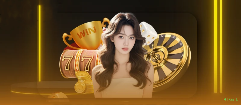 Imagem promocional da experiência de game da 915bet